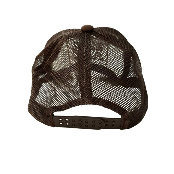 Howdy Darlin Brown & White Trucker Hat With Adjustable Snapback Mesh Back Unisex - Picture 3 of 4